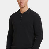 Polo Leone Texturé — Mélange Coton-Modal, Coupe Slim