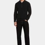 Polo Zippé Quart de Merveille — Tricot Doux, Coupe Ajustée