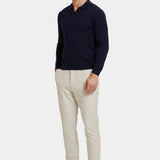Polo Nevio en Laine — Col Épuré, Coupe Slim Toutes Saisons