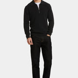 Polo Zippé Quart de Merveille — Tricot Doux, Coupe Ajustée