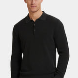 Polo Leone Texturé — Mélange Coton-Modal, Coupe Slim