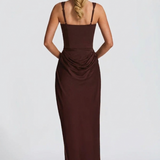 Robe Maxi Cybèle Corset Fourreau Traîne