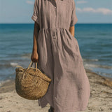 Robe Boutonnée Femme