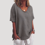 T-shirt Ample Col Rond Manches Larges