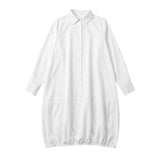Robe Midi Boutonnée en Lin