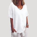 T-shirt Ample Col Rond Manches Larges