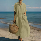 Robe Boutonnée Femme