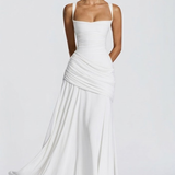 Robe Maxi Luméssia Décolleté Carré Invitée Mariage