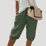 Bermuda Taille Élastique Coupe Ample