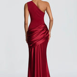Robe Maxi Sidonie Une Épaule Drapée