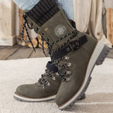 Snowboots Semelle Antidérapante Tige Montante Lacets