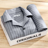 Pyjama Rayé Manches Longues Homme