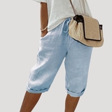 Bermuda Taille Élastique Coupe Ample