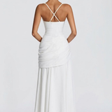 Robe Maxi Luméssia Décolleté Carré Invitée Mariage