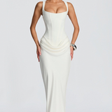 Robe Maxi Cybèle Corset Fourreau Traîne