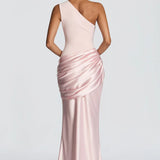 Robe Maxi Sidonie Une Épaule Drapée
