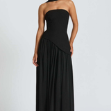 Robe Maxi Élodie Bustier Fente Haute