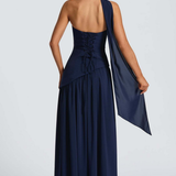Robe Maxi Élodie Bustier Fente Haute