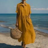 Robe Boutonnée Femme
