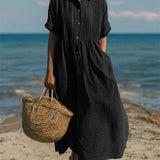 Robe Boutonnée Femme