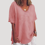 T-shirt Ample Col Rond Manches Larges