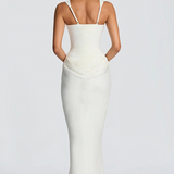 Robe Maxi Cybèle Corset Fourreau Traîne