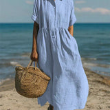 Robe Boutonnée Femme