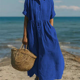 Robe Boutonnée Femme