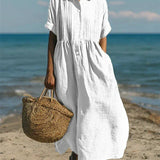 Robe Boutonnée Femme