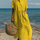 Robe Boutonnée Femme