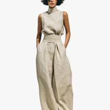 Ensemble Pantalon Large Femme