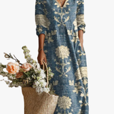Robe Midi Fleurie Femme