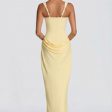 Robe Maxi Cybèle Corset Fourreau Traîne
