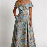 Robe Mère de la Mariée Longue A-Line