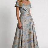 Robe Mère de la Mariée Longue A-Line