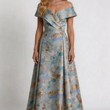 Robe Mère de la Mariée Longue A-Line