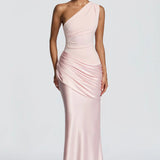 Robe Maxi Sidonie Une Épaule Drapée