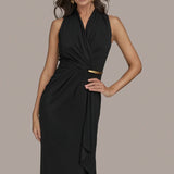 Robe Maxi Ruffle Enveloppante