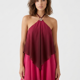 Robe Mini Juliana Halter Dos Nu Bijou Floral