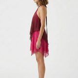 Robe Mini Juliana Halter Dos Nu Bijou Floral