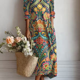 Robe Midi Fleurie Femme