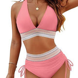 Maillot de Bain Gainant Col V Femme