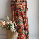 Robe Midi Fleurie Femme