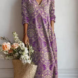 Robe Midi Fleurie Femme