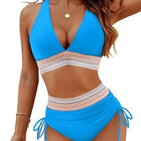 Maillot de Bain Gainant Col V Femme