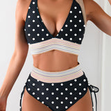 Maillot de Bain Gainant Col V Femme