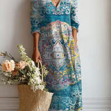 Robe Midi Fleurie Femme