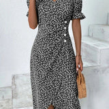 Robe Midi Fleurie pour Femmes