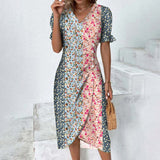 Robe Midi Fleurie pour Femmes