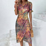Robe Midi Fleurie pour Femmes